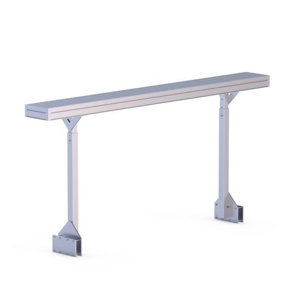 Dual PWC Walkway 12inch Grey Aluminum