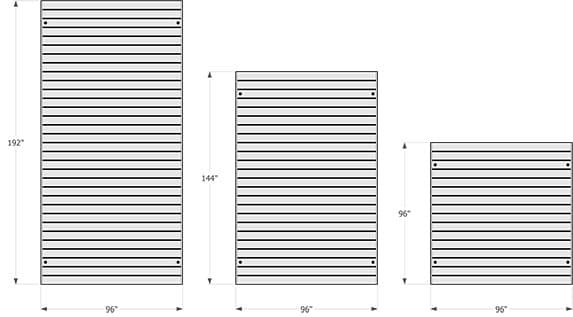 sundeck size